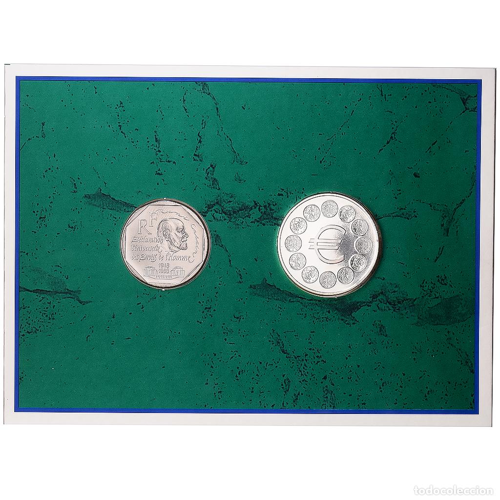 Monedas antiguas de Europa: [#1546856] Francia, 2 Fr. + Token, S&eacute;rie Comm&eacute;morative Fran&ccedil;aise, 1998, MDP, Sin