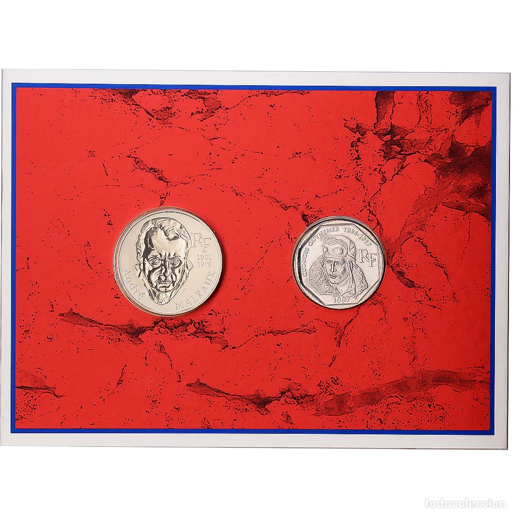 Monedas antiguas de Europa: [#1546857] Francia, 2 Frs. + 100 Frs., S&eacute;rie Comm&eacute;morative Fran&ccedil;aise, 1997, MDP, Sin