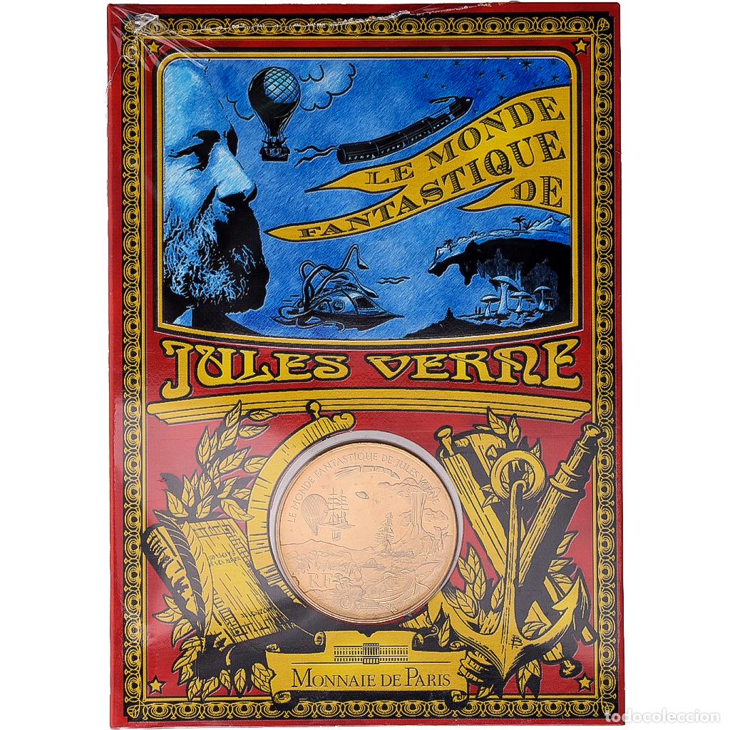 Monedas antiguas de Europa: [#1546903] Francia, 1/4 Euro, Jules Verne, 2005, MDP, Aluminio - bronce, SC