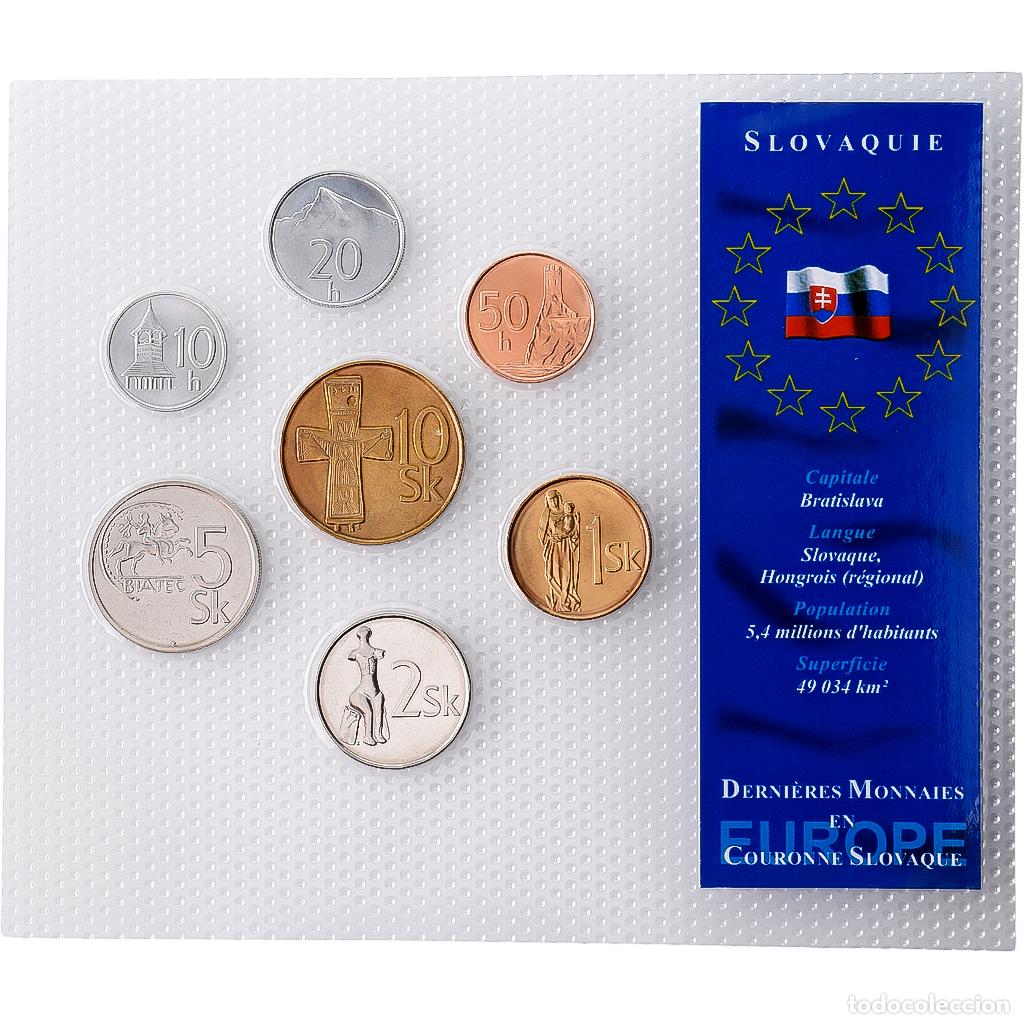 Monedas antiguas de Europa: [#1546907] Eslovaquia, Set 10 h. - 10 Sk., Kremnica, Derni&egrave;res monnaies en europe, Sin