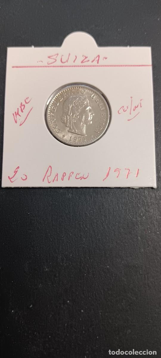 Monedas antiguas de Europa: SUIZA 20 RAPPEN 1971 MBC KM=29a (CUPRONIQUEL) &rdquo;B&rdquo;