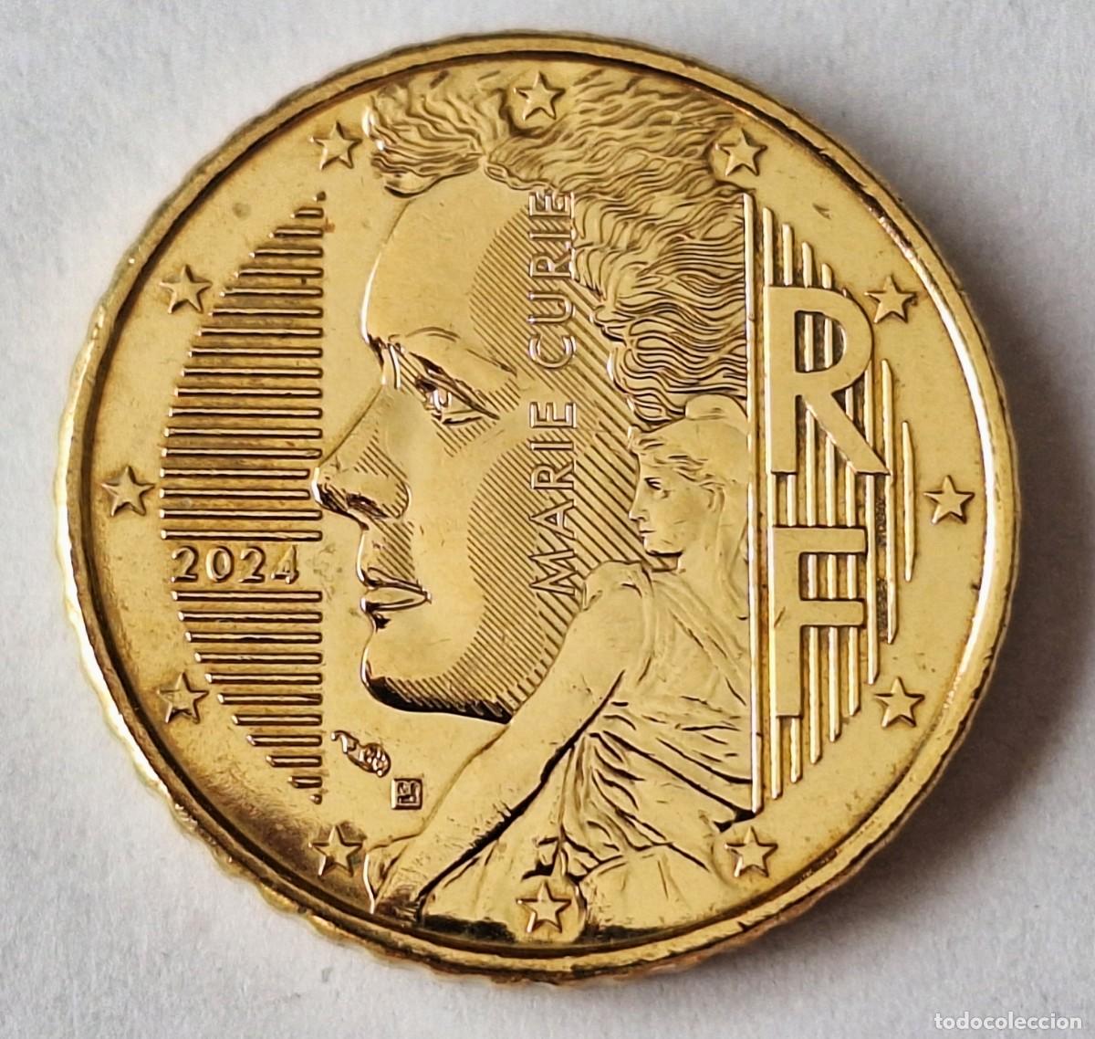 Monedas antiguas de Europa: FRANCIA - MONEDA DE 50 CENTIMOS DE EURO DEL A&Ntilde;O 2024 - MUY BIEN CONSERVADA