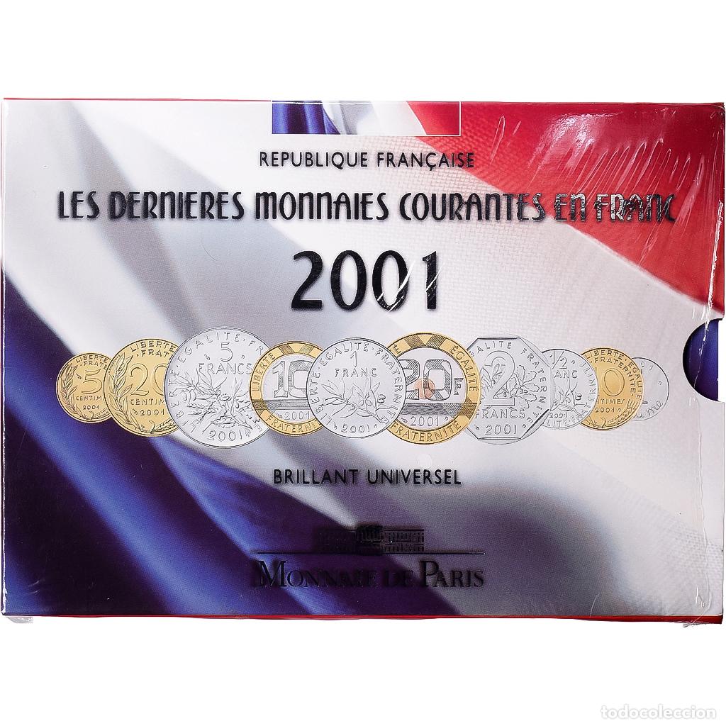 Monedas antiguas de Europa: [#1546898] Francia, Coffret 1 c. &agrave; 20 frs., Les derni&egrave;res monnaies courantes en Franc