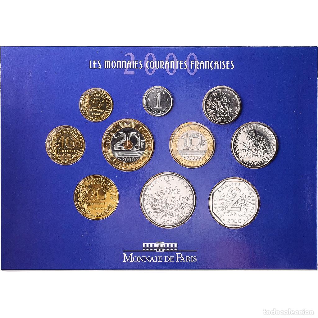 Monedas antiguas de Europa: [#1546899] Francia, Coffret 1 c. &agrave; 20 frs., 2000, MDP, S&eacute;rie BU, Sin informaci&oacute;n, FDC