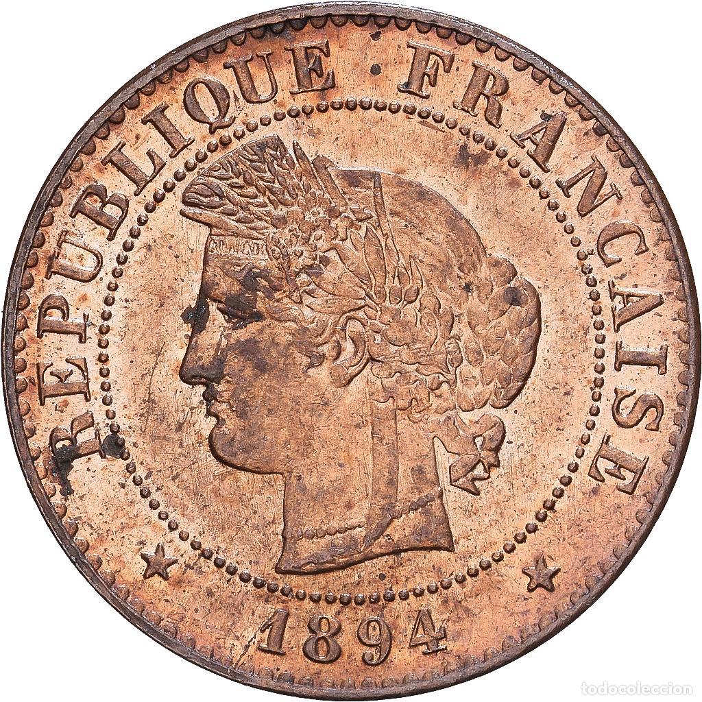 Monedas antiguas de Europa: [#1546966] Francia, 1 Centime, C&eacute;r&egrave;s, 1894, Paris, Bronce, MBC, Gadoury:88