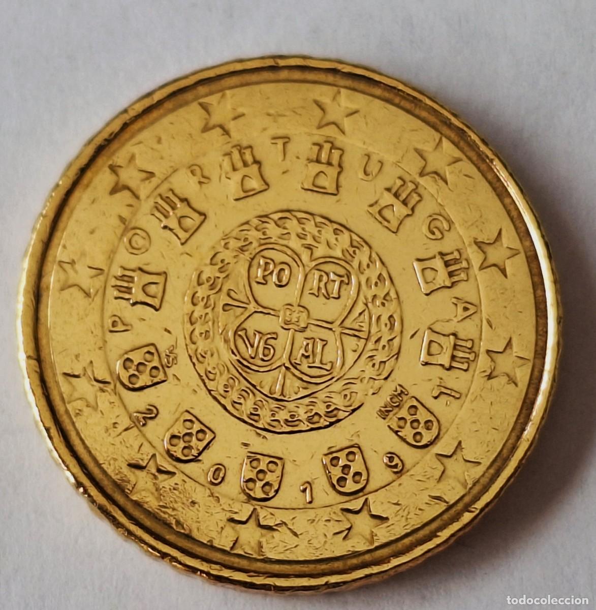 Monedas antiguas de Europa: PORTUGAL - MONEDA DE 50 CENTIMOS DE EURO DEL A&Ntilde;O 2019 - MUY BIEN CONSERVADA