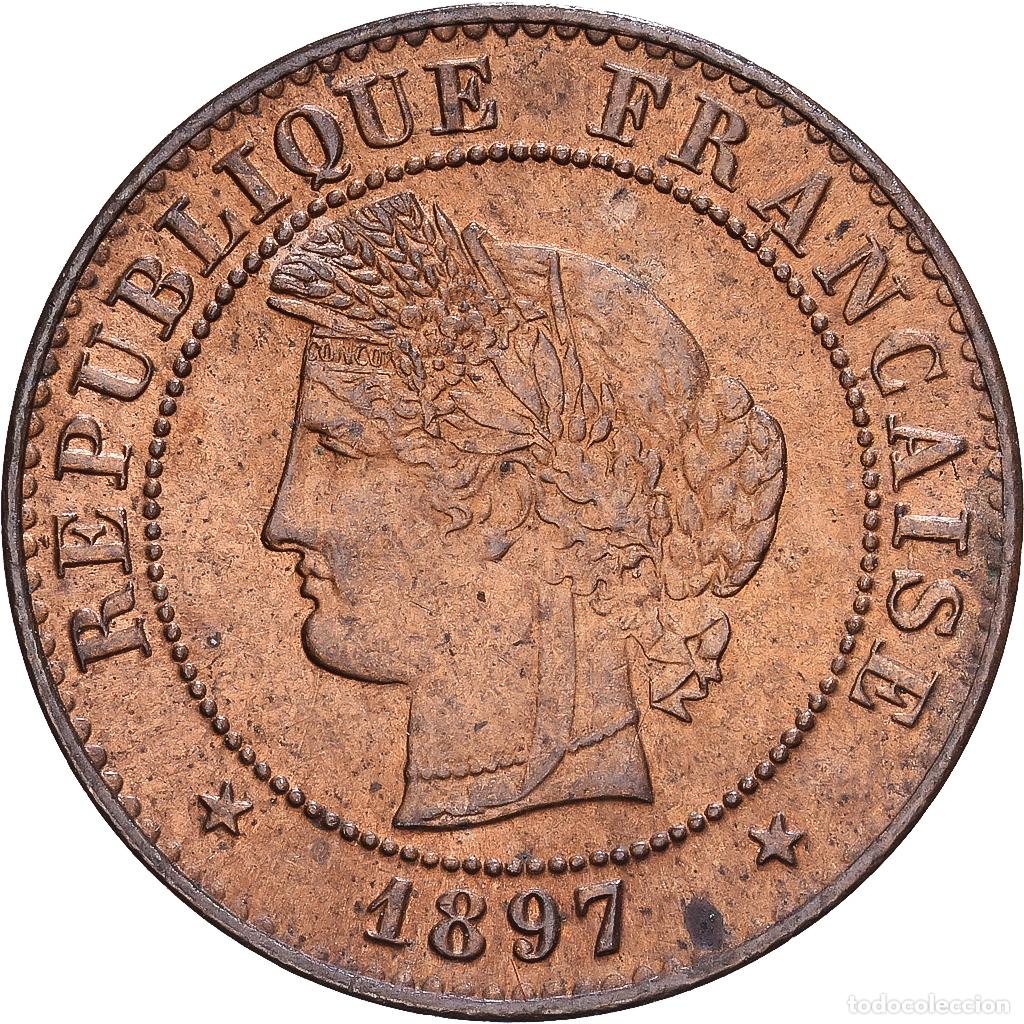 Monedas antiguas de Europa: [#1546972] Francia, 1 Centime, C&eacute;r&egrave;s, 1897, Paris, Bronce, MBC, Gadoury:88