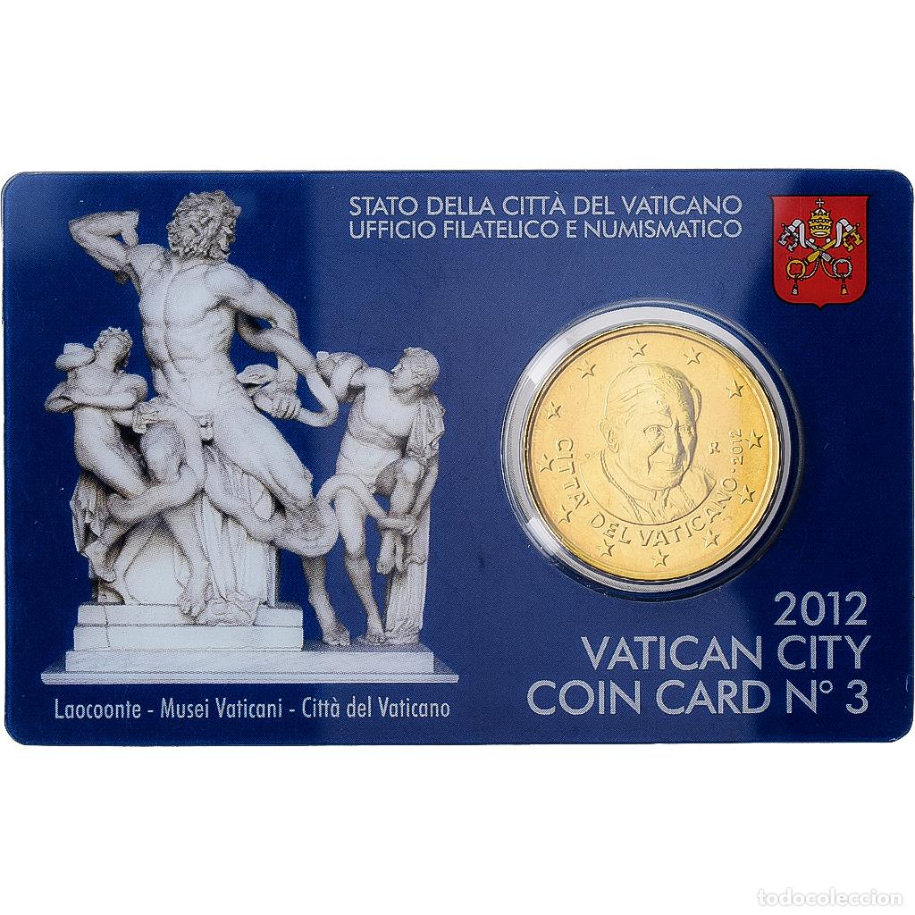 Monedas antiguas de Europa: [#1546909] CIUDAD DEL VATICANO, Pope Benedict XVI, 50 Centimes, 2012, Rome, Nordic gold