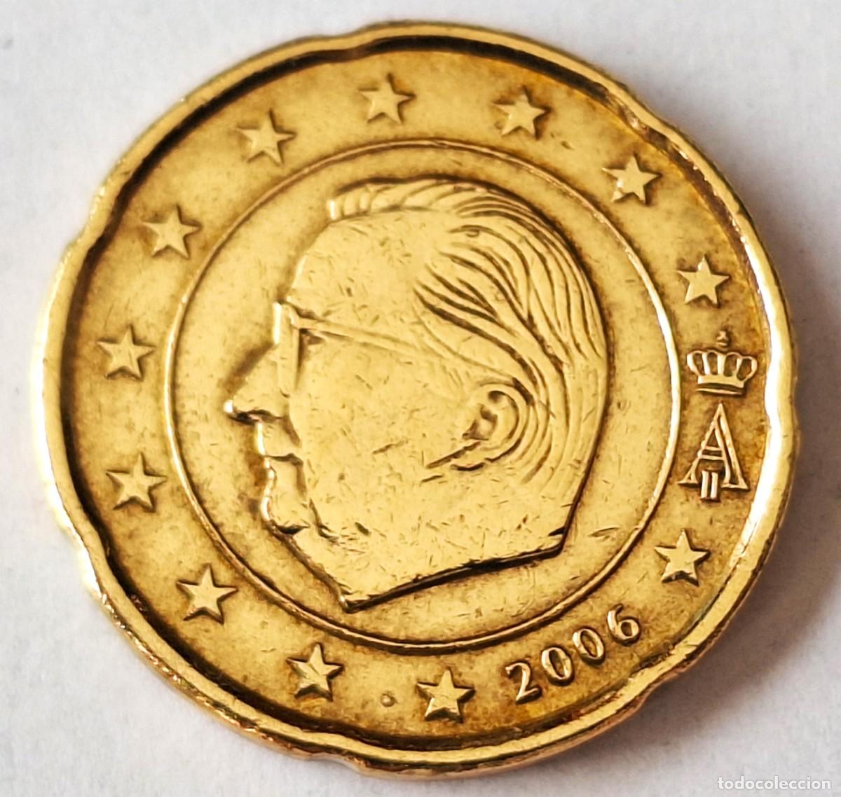 Monedas antiguas de Europa: BELGICA - MONEDA DE 20 CENTIMOS DE EURO DEL A&Ntilde;O 2006 - BIEN CONSERVADA