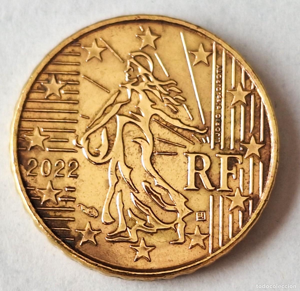 Monedas antiguas de Europa: FRANCIA - MONEDA DE 10 CENTIMOS DE EURO DEL A&Ntilde;O 2022 - BIEN CONSERVADA