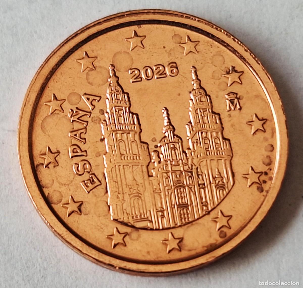 Monedas antiguas de Europa: ESPA&Ntilde;A - MONEDA DE 2 CENTIMOS DE EURO DEL A&Ntilde;O 2026 - BIEN CONSERVADA