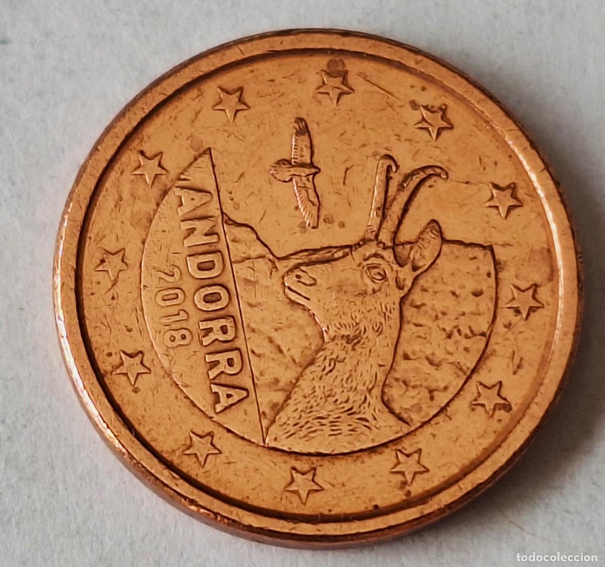Monedas antiguas de Europa: PRINCIPADO DE ANDORRA - MONEDA DE 1 CENTIMO DE EURO DEL A&Ntilde;O 2018 - BIEN CONSERVADA