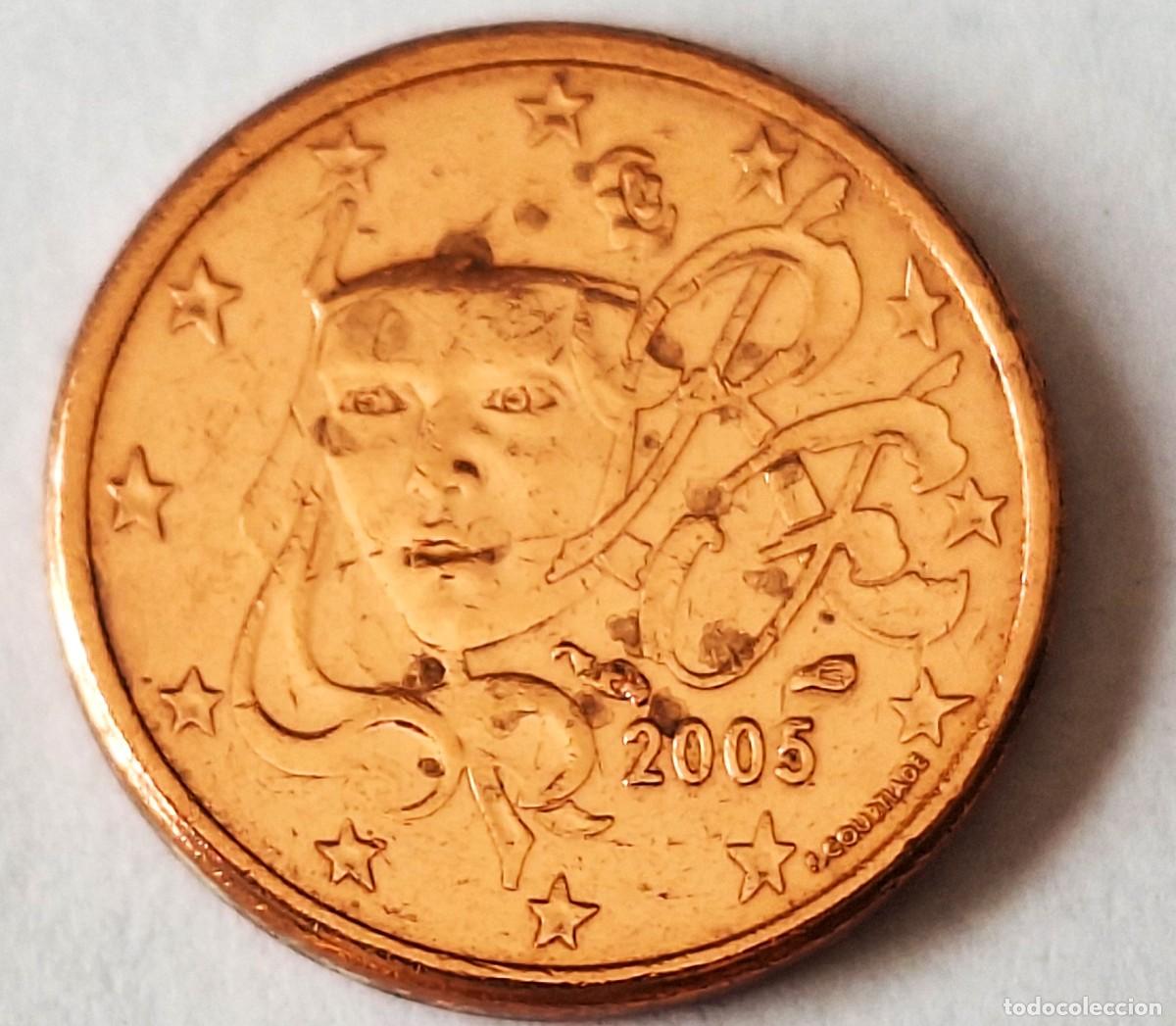 Monedas antiguas de Europa: FRANCIA - MONEDA DE 1 CENTIMO DE EURO DEL A&Ntilde;O 2005 - BIEN CONSERVADA