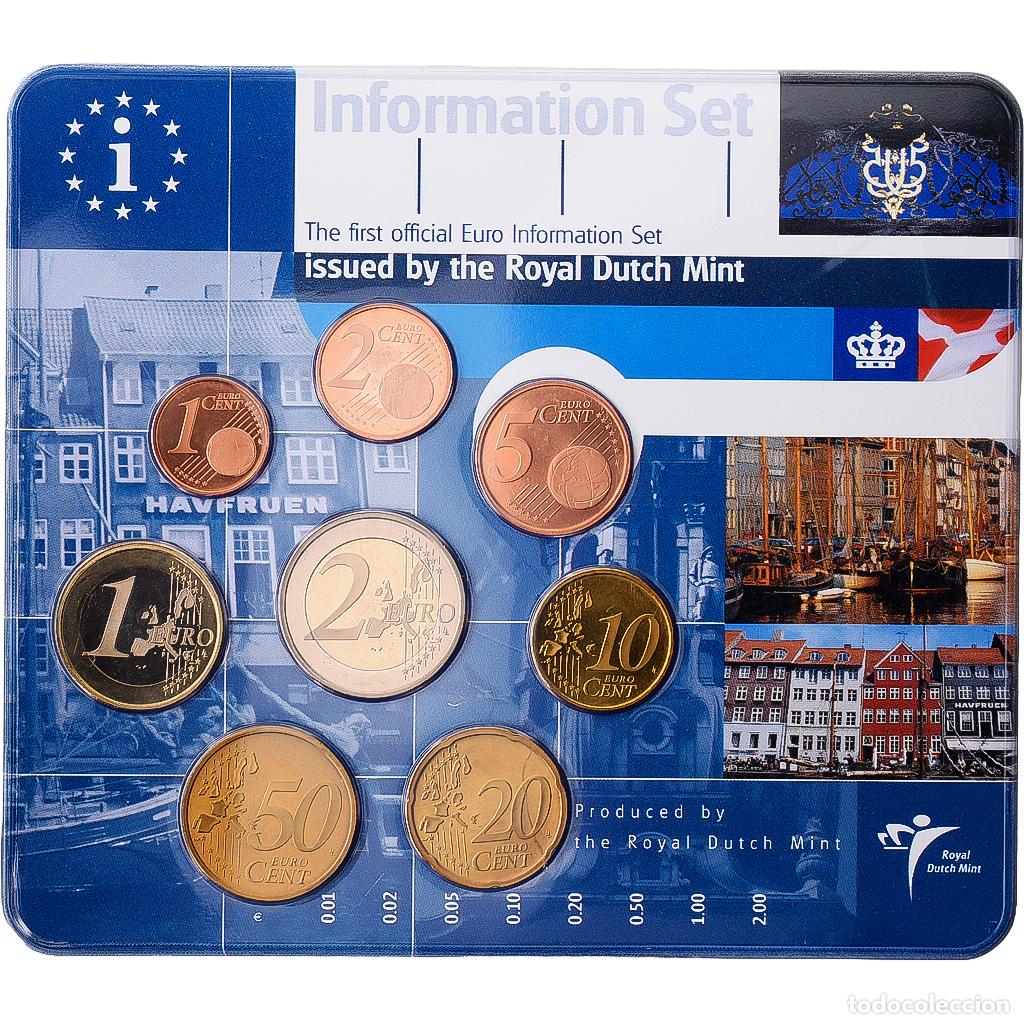 Monedas antiguas de Europa: [#1546998] Pa&iacute;ses Bajos, Set 1 ct. - 2 Euro, Information set, 2001, Royal Dutch Mint, Sin