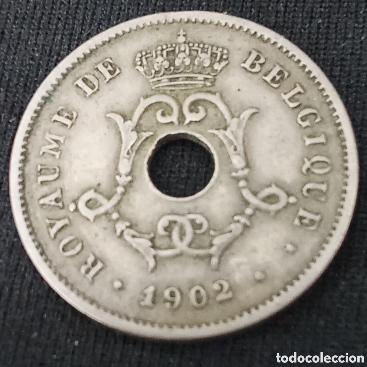 Monedas antiguas de Europa: Belgian 10 c&eacute;ntimos a&ntilde;o 1962