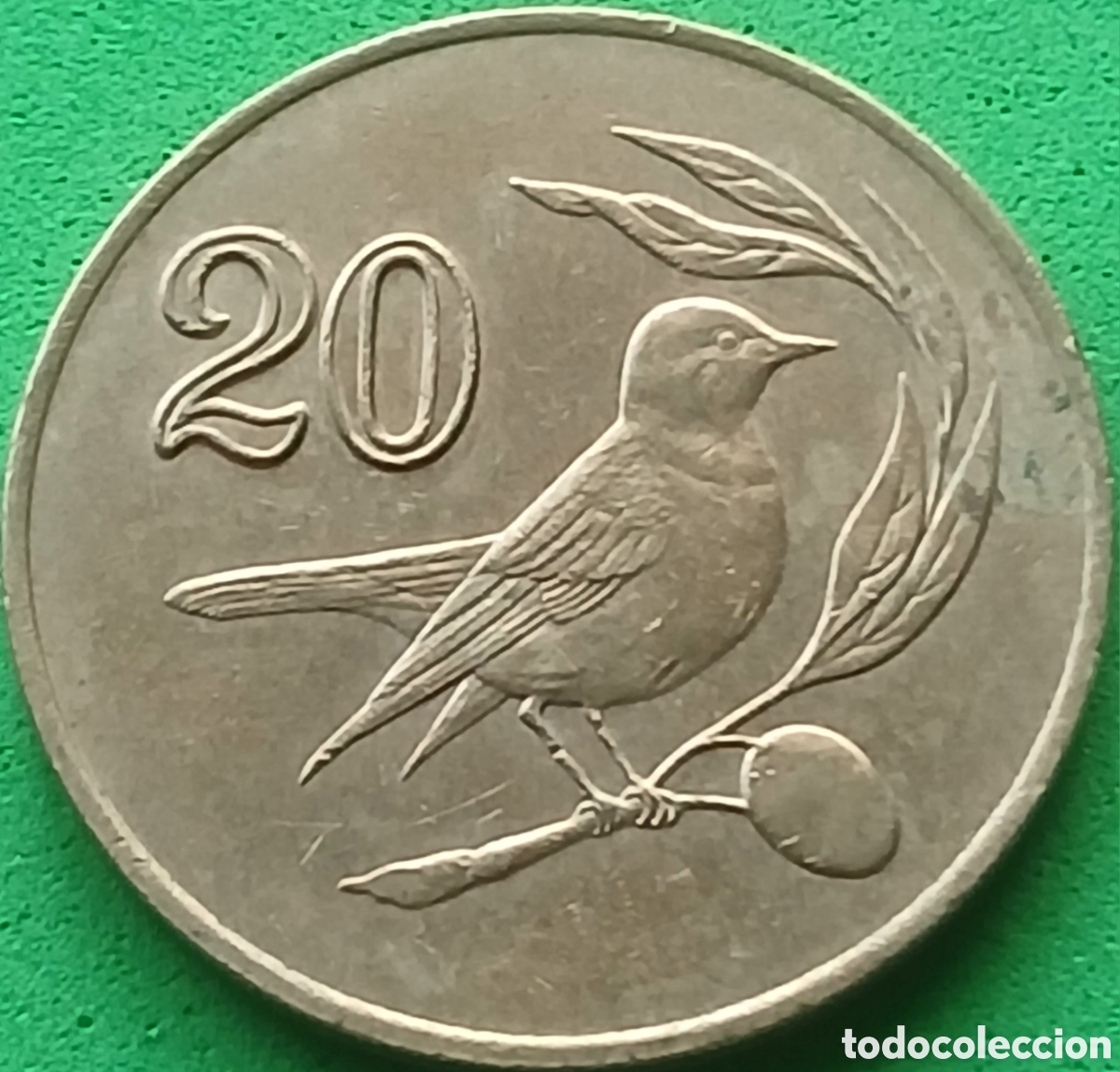 Monedas antiguas de Europa: Chipre 20 cents 1985 km#57.2