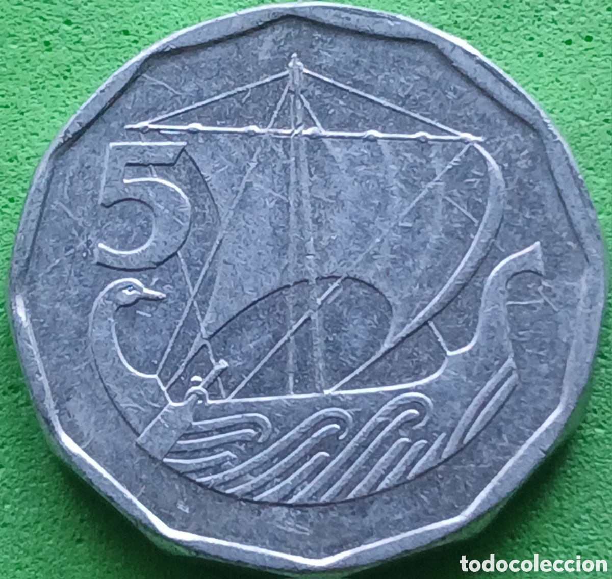 Monedas antiguas de Europa: Chipre 5 mils 1981 km#50.1