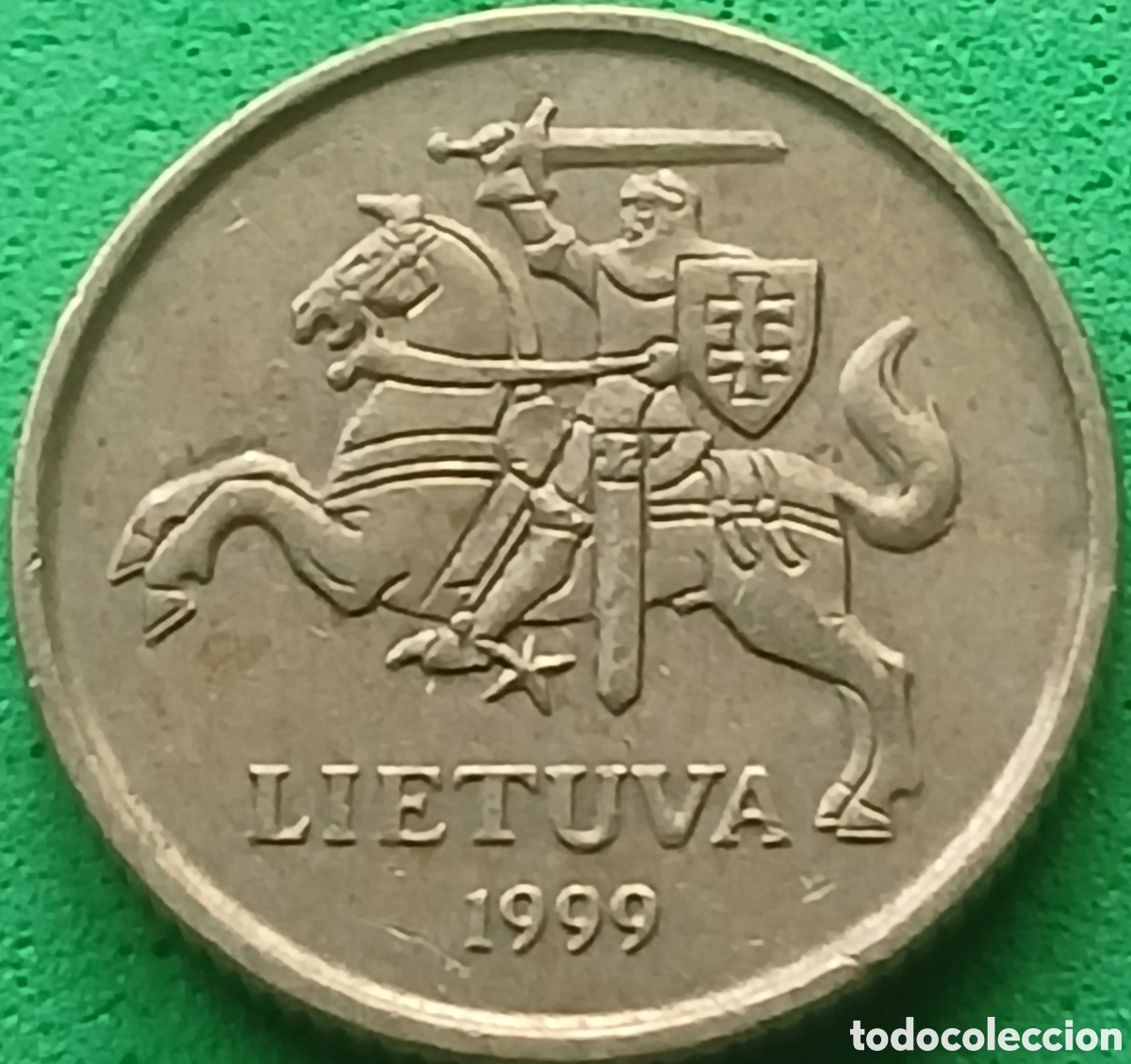 Monedas antiguas de Europa: Lituania 10 centu 1999 km#106