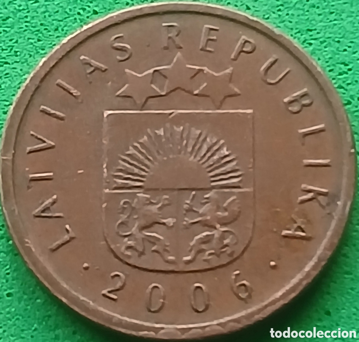 Monedas antiguas de Europa: Letonia 2 santimi 2006 km#21