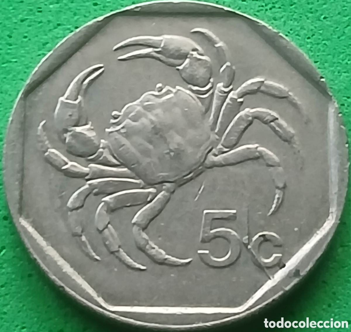 Monedas antiguas de Europa: Malta 5 cents 1991 km#95