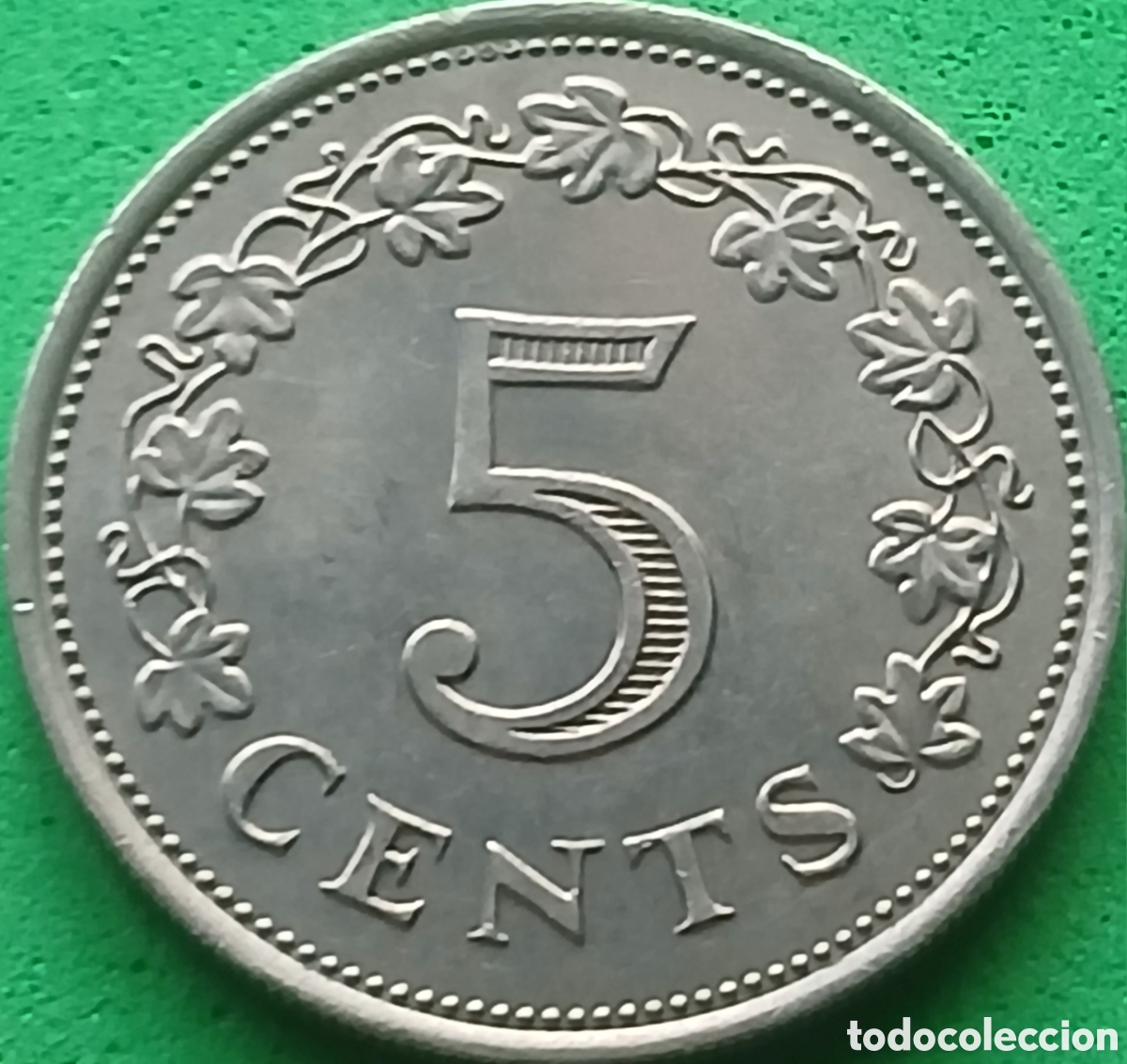 Monedas antiguas de Europa: Malta 5 cents 1972 km#10