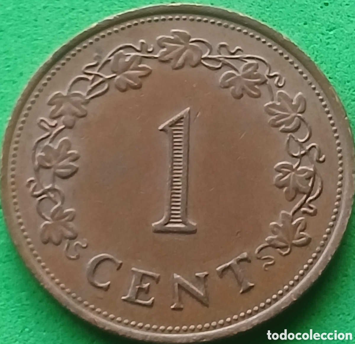 Monedas antiguas de Europa: Malta 1 cent 1977 km#8 sin marca de ceca