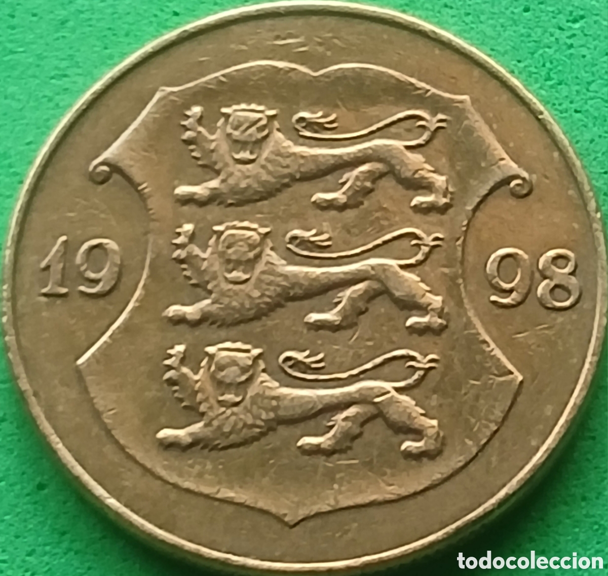 Monedas antiguas de Europa: Estonia 1 corona 1998 km#35