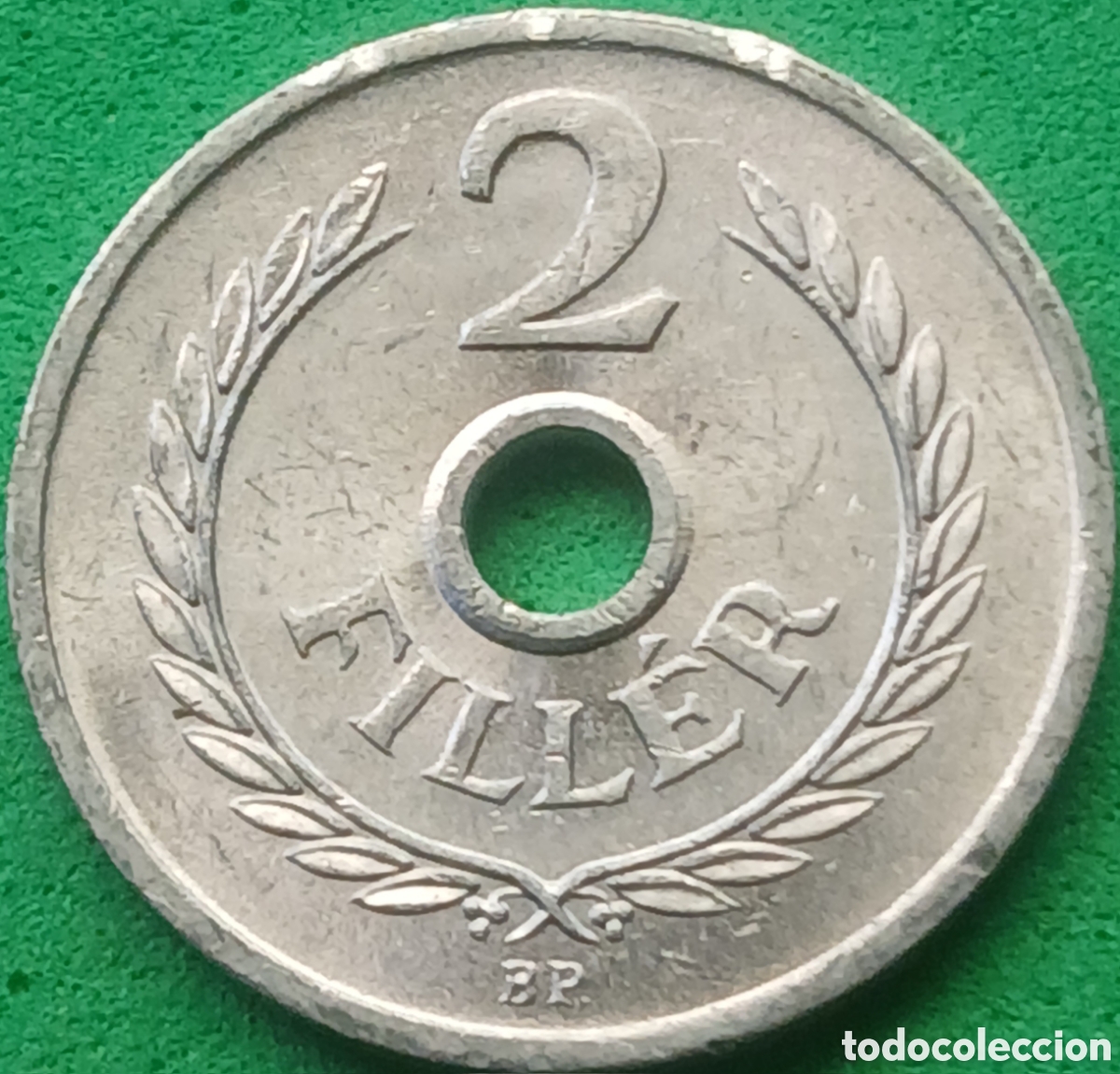 Monedas antiguas de Europa: Hungr&iacute;a 2 filler 1973 km#546