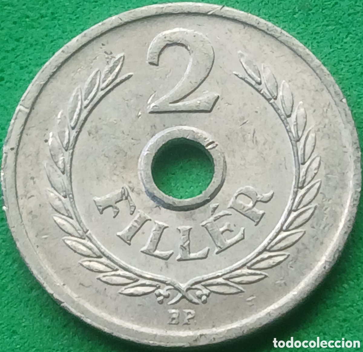 Monedas antiguas de Europa: Hungr&iacute;a 2 filler 1963 km#546