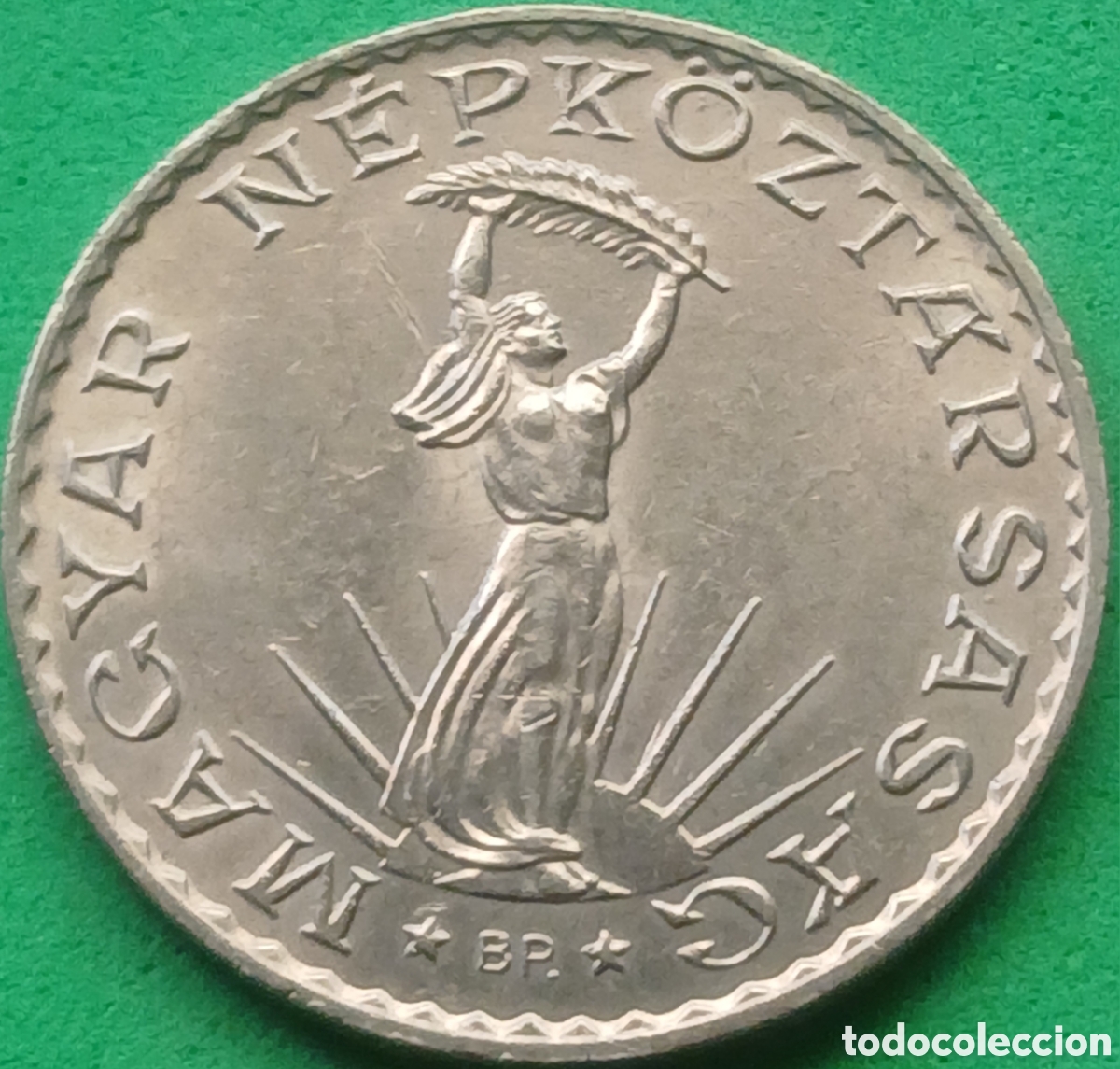 Monedas antiguas de Europa: Hungr&iacute;a 10 forint 1971 km#595