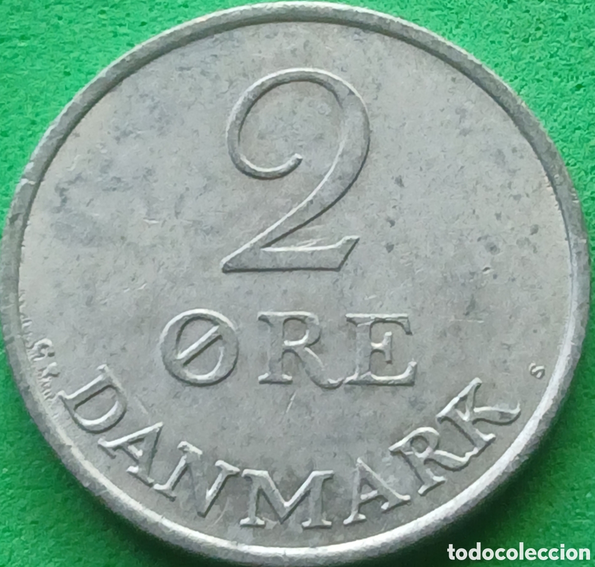 Alte M&uuml;nzen aus Europa: Dinamarca 2 ore 1970 km#840