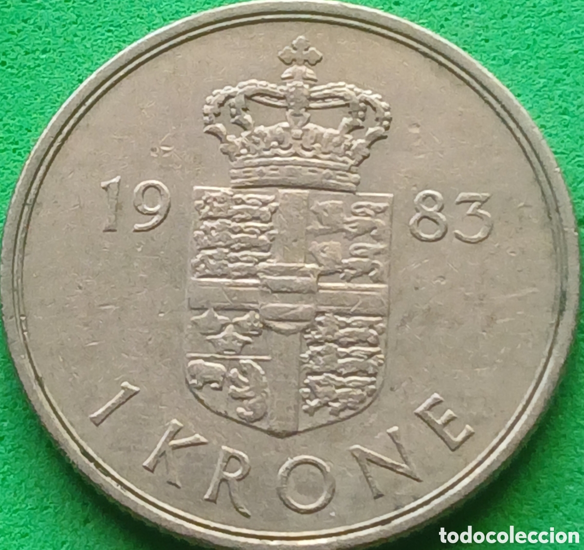 Monedas antiguas de Europa: Dinamarca 1 corona 1983 km#862