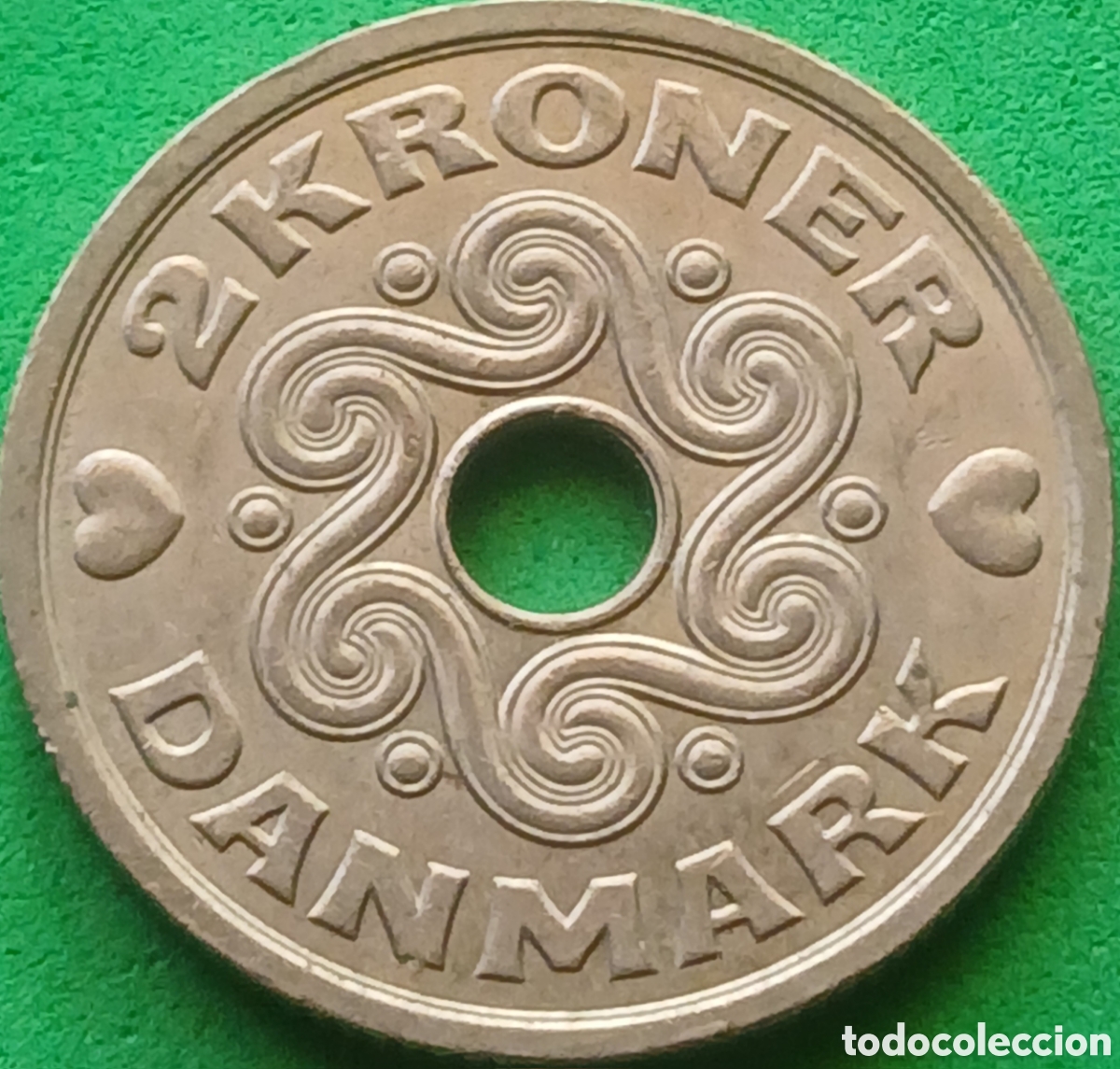 Monedas antiguas de Europa: Dinamarca 2 coronas 1993 km#874