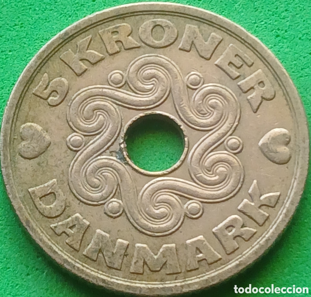 Monedas antiguas de Europa: Dinamarca 5 coronas 1990 km#869