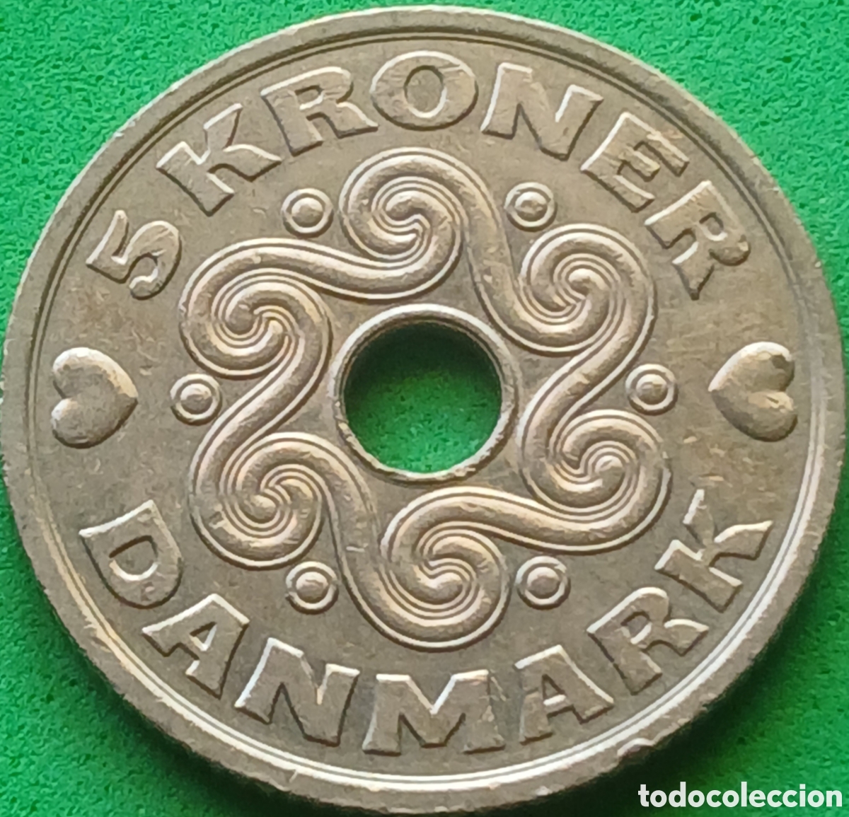 Monedas antiguas de Europa: Dinamarca 5 coronas 1997 km#869