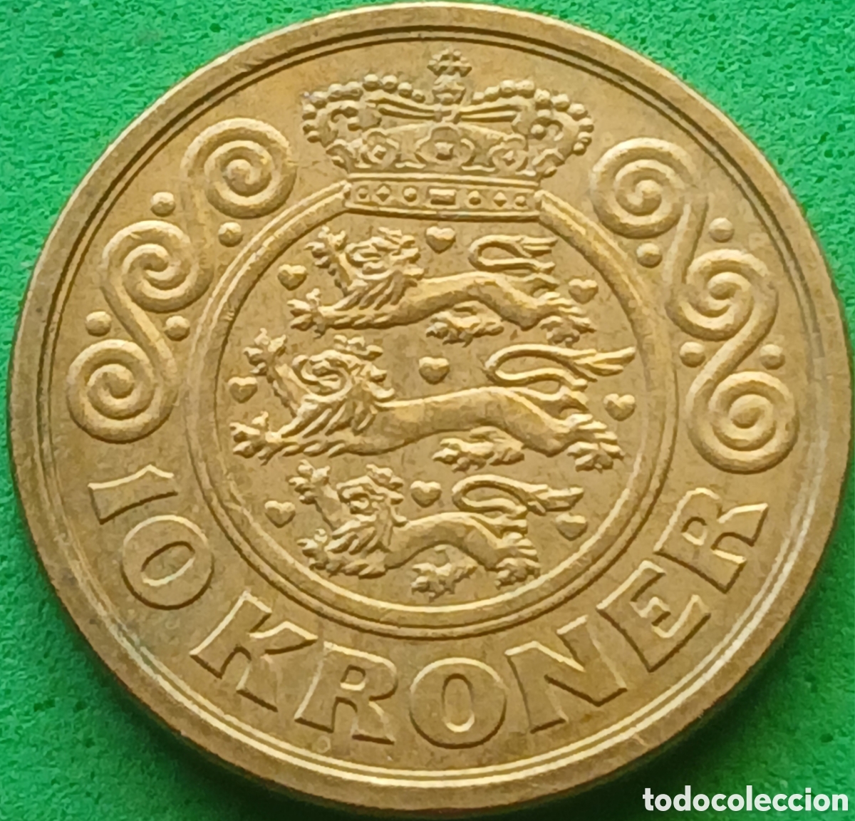 Monedas antiguas de Europa: Dinamarca 10 coronas 2001 km#887