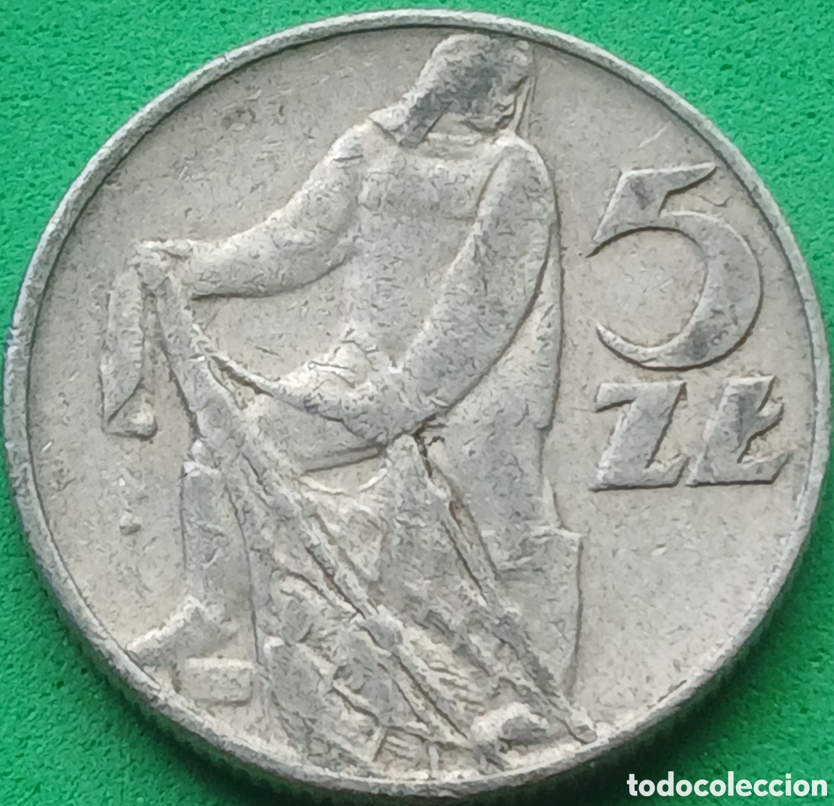 Monedas antiguas de Europa: Polonia 5 zlotych 1974 Y#47