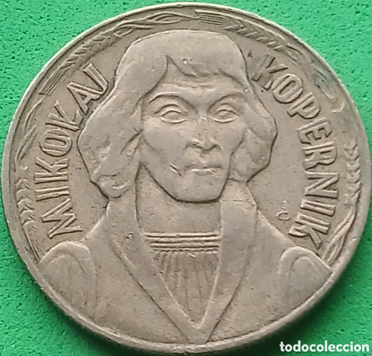 Monedas antiguas de Europa: Polonia 10 zlotych 1968 Y#51a Nicol&aacute;s Cop&eacute;rnico