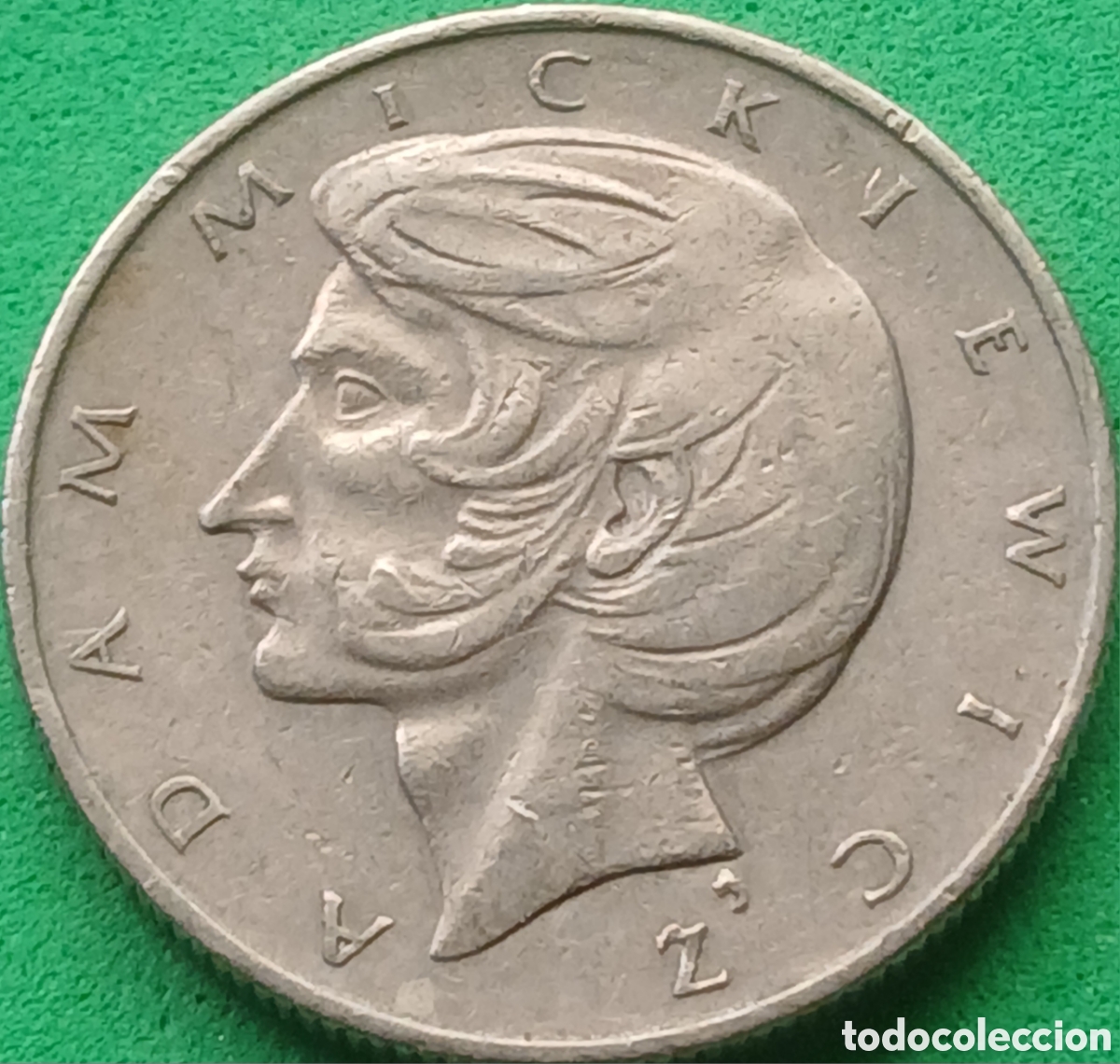 Monedas antiguas de Europa: Polonia 10 zlotych 1975 Y#74 Adam Mickiewicz