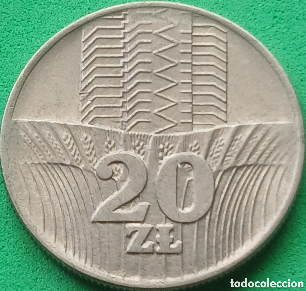 Monedas antiguas de Europa: Polonia 20 zlotych 1974 Y#67