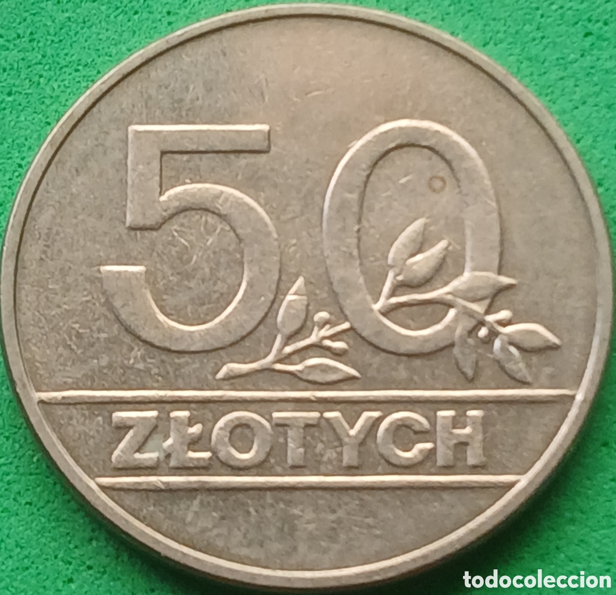 Monedas antiguas de Europa: Polonia 50 zlotych 1990 Y#216