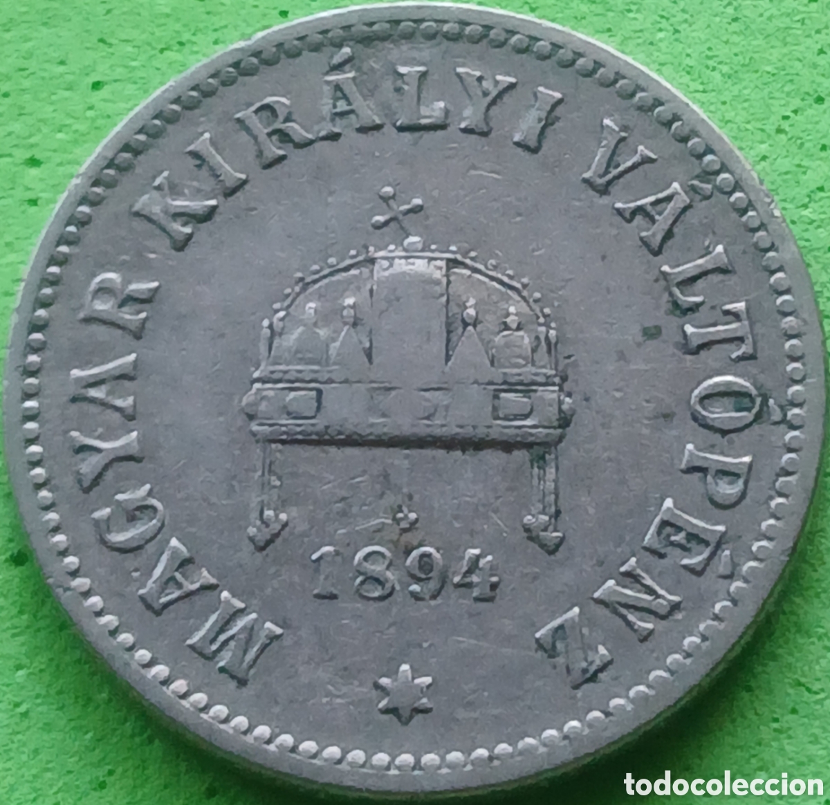 Monedas antiguas de Europa: Hungr&iacute;a 10 filler 1894 km#482