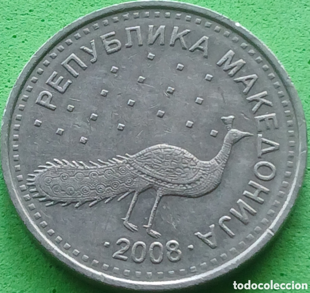 Monedas antiguas de Europa: Macedonia del Norte 10 denares 2008 km#31
