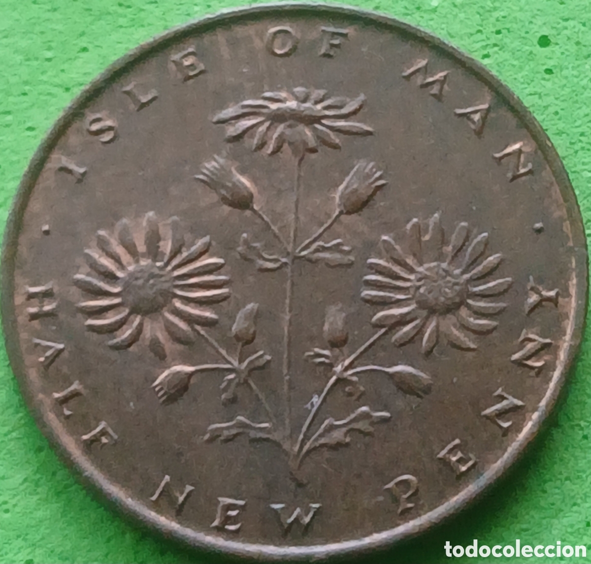 Monedas antiguas de Europa: Isle of Man half new penny 1971 km#19