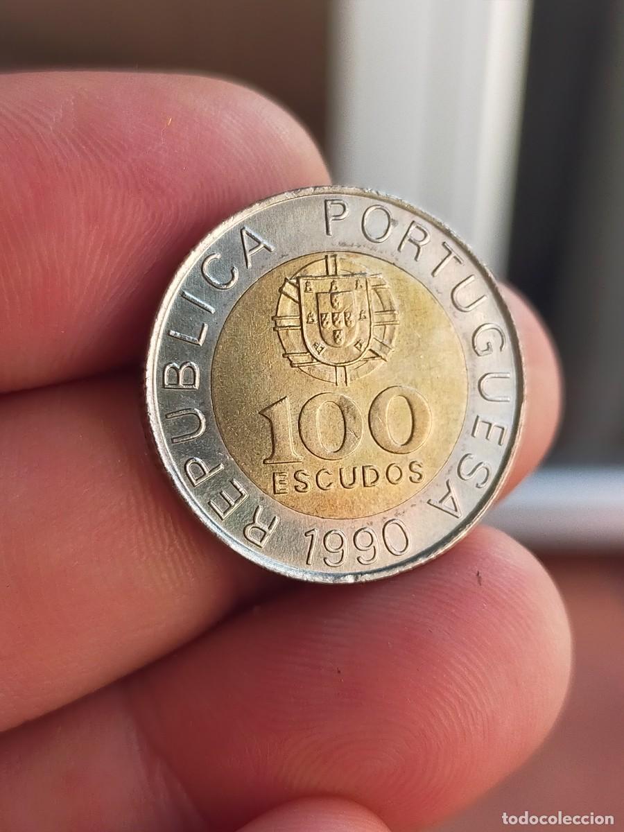 Monedas antiguas de Europa: MONEDA DE 100 CIEN ESCUDOS PORTUGAL 1990 EXCELENTE CONSERVACION
