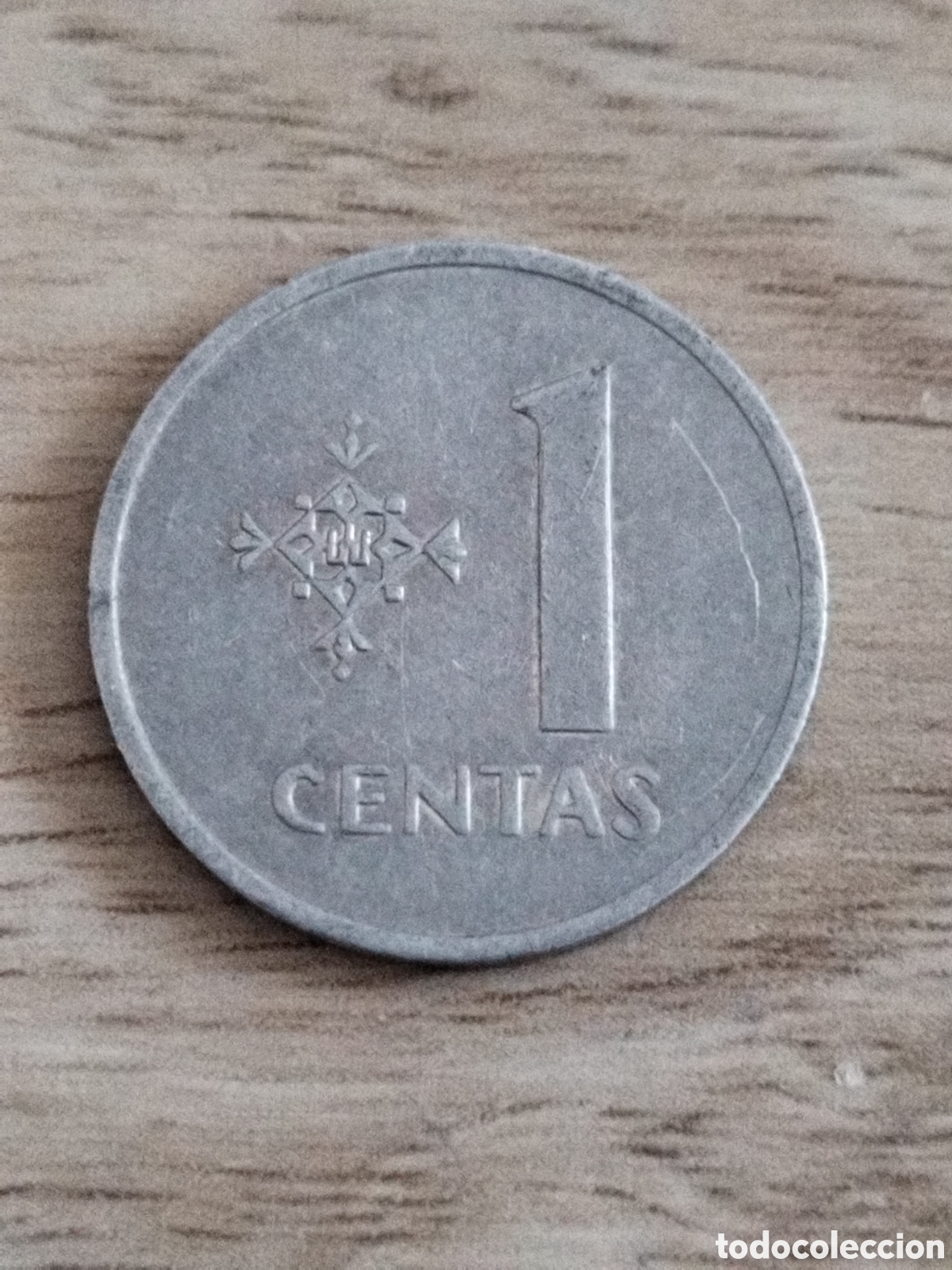 Monedas antiguas de Europa: Lituania moneda de 1 centas 1991 km#85 - Foto 2