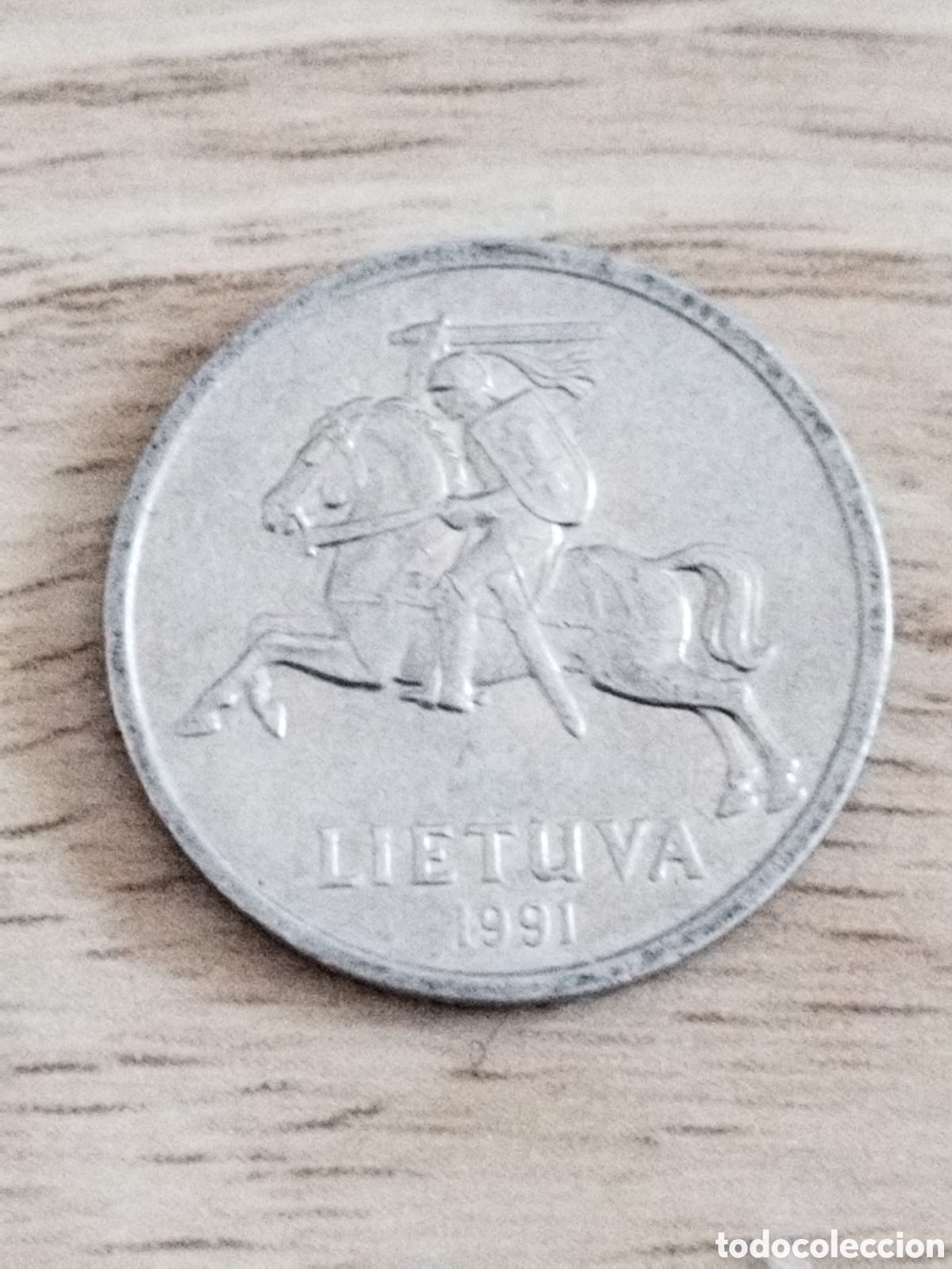 Alte M&uuml;nzen aus Europa: Lituania moneda de 1 centas 1991 km#85