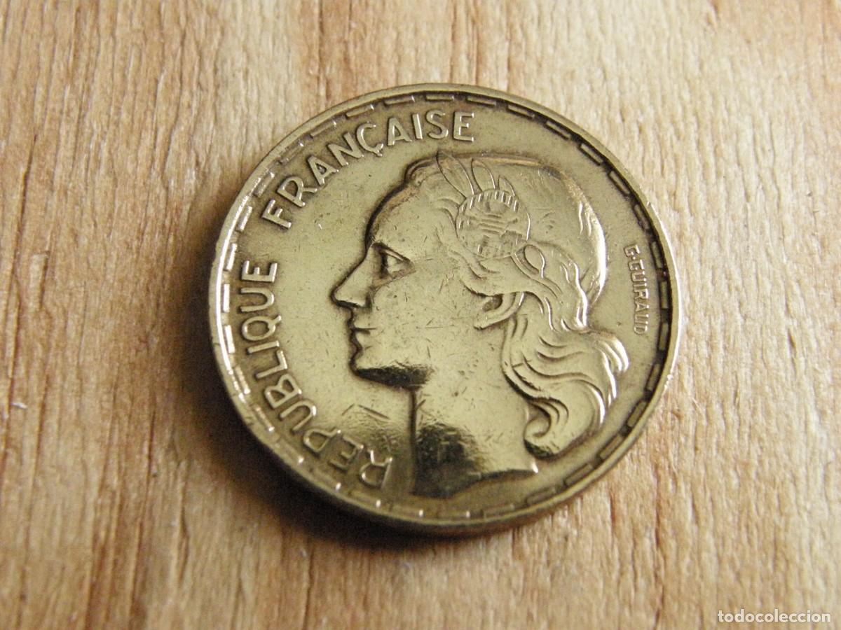Monedas antiguas de Europa: Moneda francesa de 50 francos 1951 - Sin marca de ceca - Rep&uacute;blica Fran&ccedil;aise