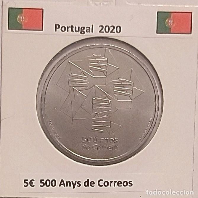 Monedas antiguas de Europa: 5 euros Portugal 2020 500 Anos do correlo cu/ni