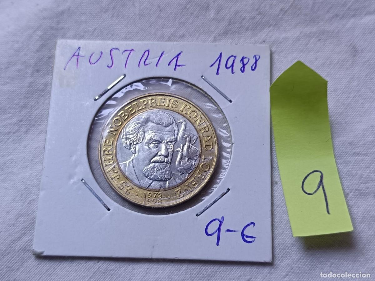 Old Coins of Europe: Moneda Bimet&aacute;lica, en estuche de Cart&oacute;n, Austria, con notas en el cart&oacute;n